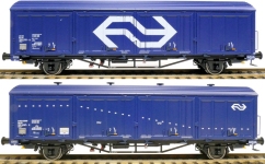 Exact-Train EX20825 - H0 - 2-tlg. Set Gedeckte Güterwagen Torino, NS, Ep. V